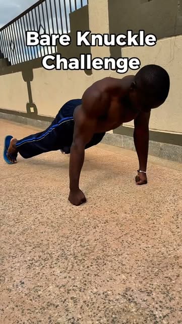 Bare knuckle push-up challenge for martial arts conditioning in Nairobi